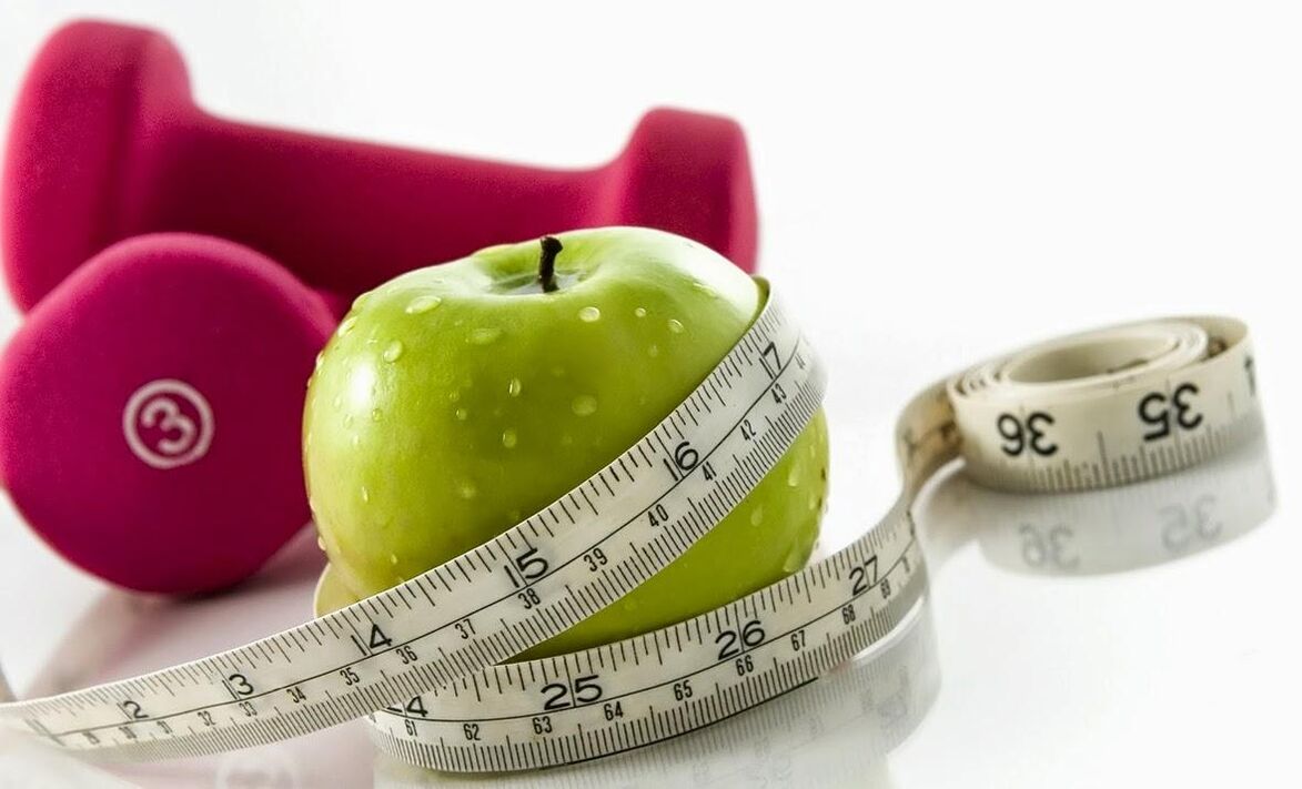 ayda 10 kg kilo kaybı için elma ve halter